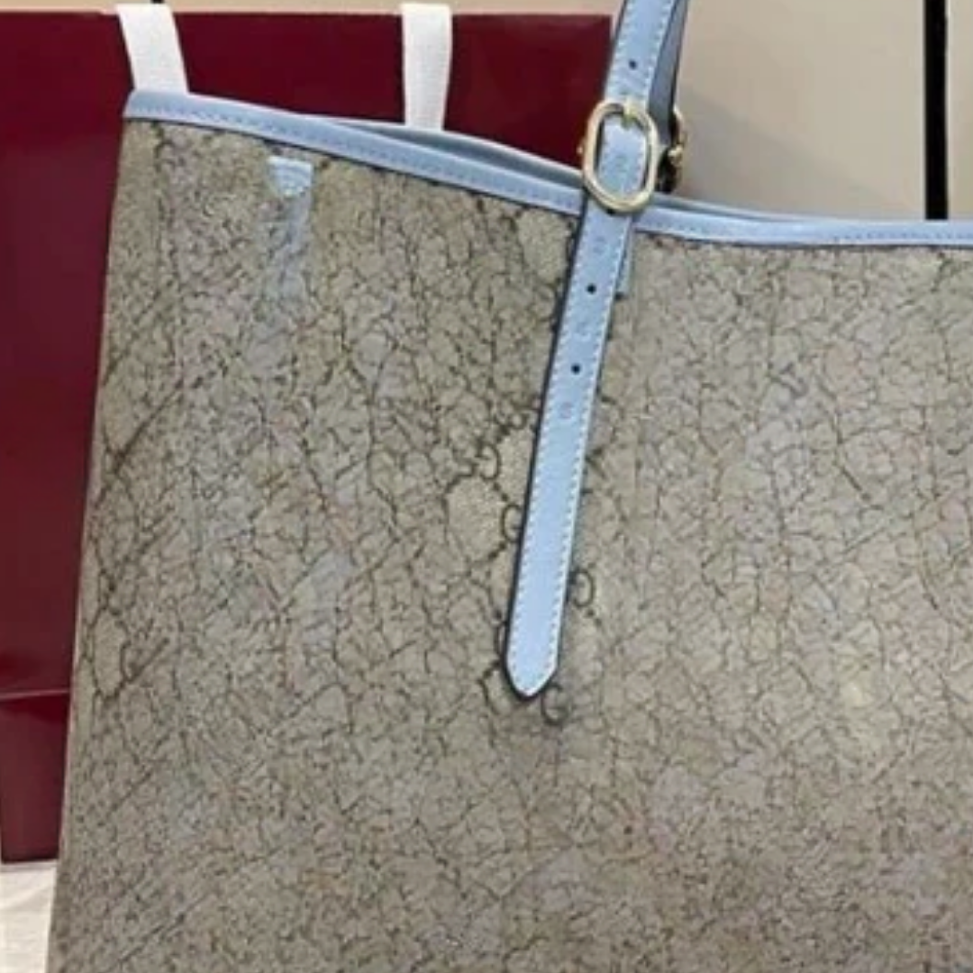 Große Einkaufstasche mit Emblem