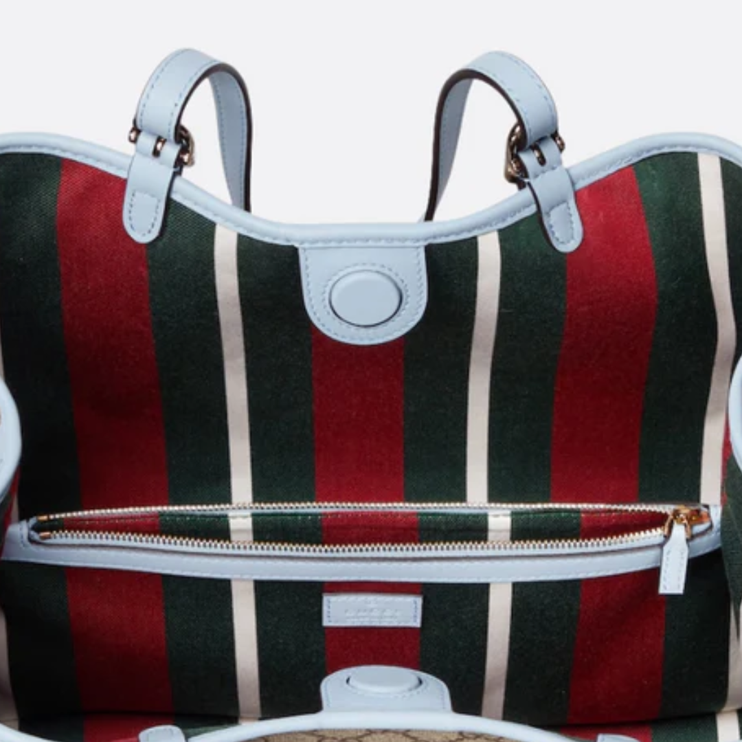 Große Einkaufstasche mit Emblem