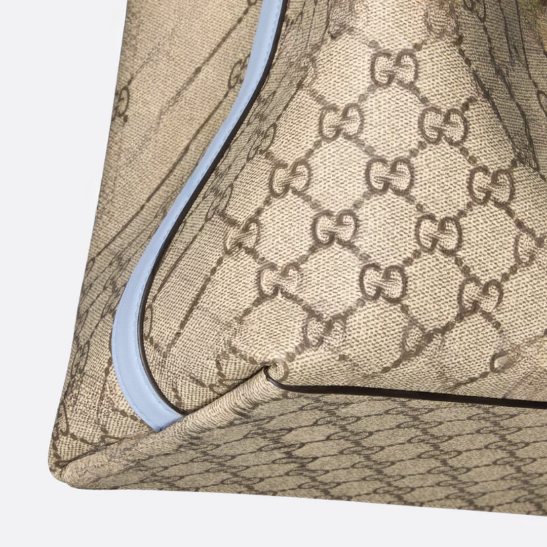 Große Einkaufstasche mit Emblem