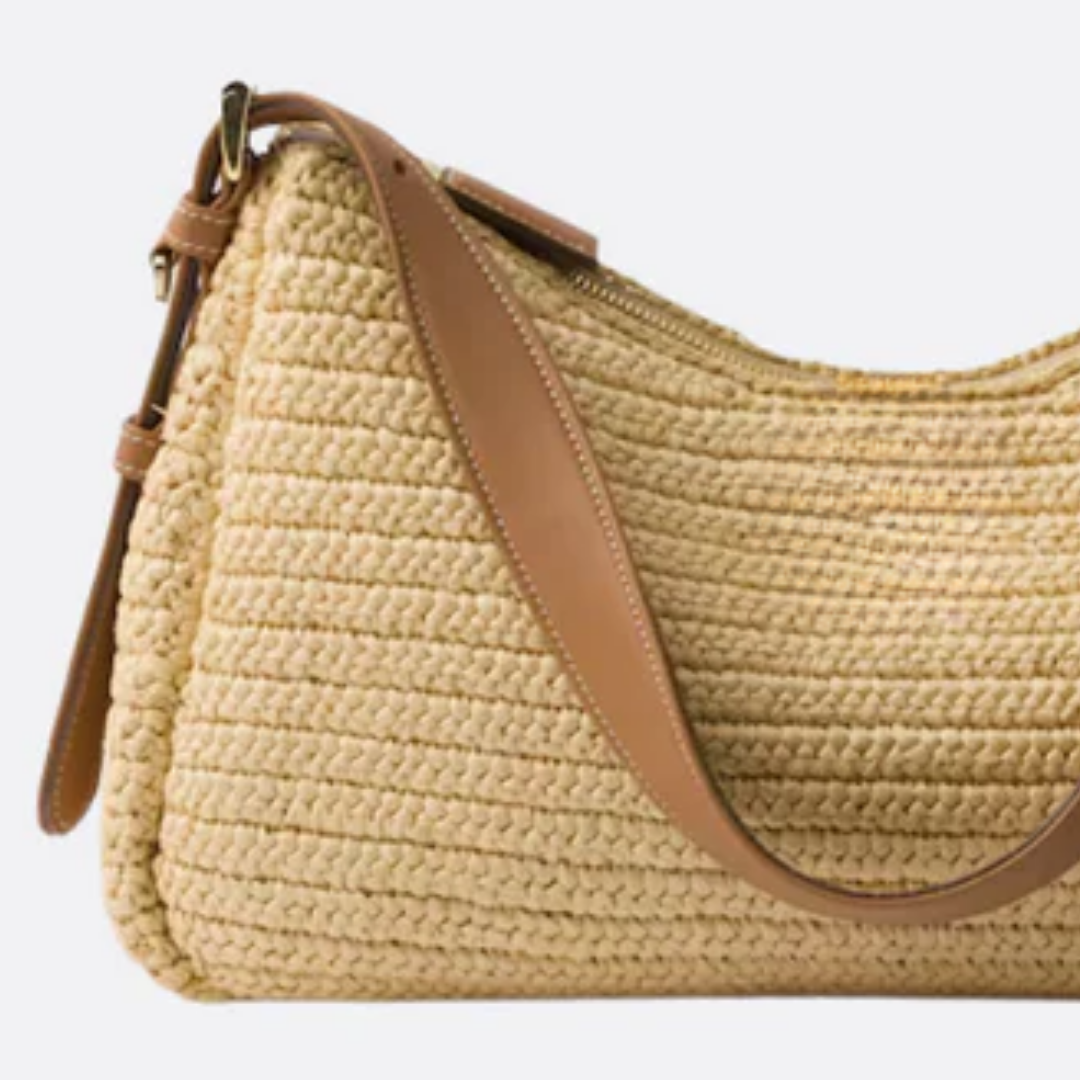 Tasche Prd Amé aus Häkel- und Leder – Groß